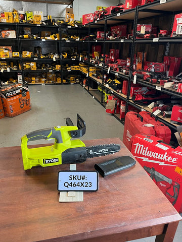 USED Ryobi 18V 8 in. Pruning Chainsaw (Tool Only) P5452