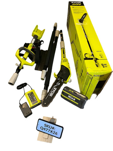 Ryobi 40V 10 in. Cordless Pole Saw Kit ONE 2Ah Battery & Charger RY40560