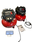 FOR PARTS REPAIR NOT WORKING Porter Cable 6 Gallon Compressor Lot of 2 NON WORKING Q478X8