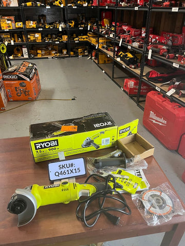 Ryobi 7.5 Amp 4.5 in. Corded Angle Grinder AG454