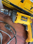 NO HANDLE DEPTH ROD OR CHUCK KEY USED Dewalt 7.8 Amp 1/2 in. VSR Hammer Drill DW511 Q463X9