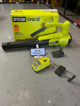 Ryobi 18V 90 MPH 250 CFM Cordless Leaf Blower Kit ONE 2Ah Battery & Charger P21011K Q462X17