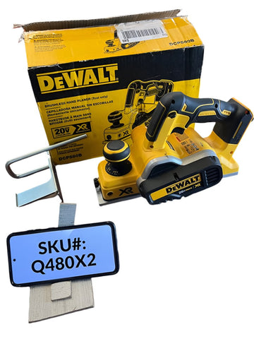 USED Dewalt 20V XR Cordless Brushless 3-1/4 in. Planer (Tool Only) DCP580B