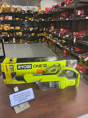 MOTOR BASE UNIT ONLY Ryobi 18V Cordless Hand Vacuum PCL700 No Head or Accessories