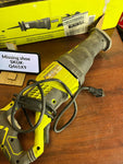 NO FRONT SHOE USED Ryobi 12 Amp Corded Reciprocating Saw RJ186V Q465X9