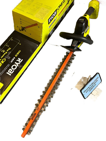 NO HEDGESWEEP & SHEATH USED Ryobi 18V HP 22 in. Hedge Trimmer (Tool Only) P2608BTL