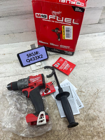 USED Milwaukee M18 FUEL 18V Cordless 1/2 in. Hammer Drill (Tool Only)