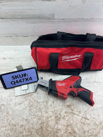 USED Milwaukee M12 12V HACKZALL Cordless Reciprocating Saw (Tool Only) & Bag