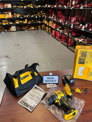 Dewalt ATOMIC 20V Compact 1/2 in. Drill Kit One 2Ah Battery Charger & Bag