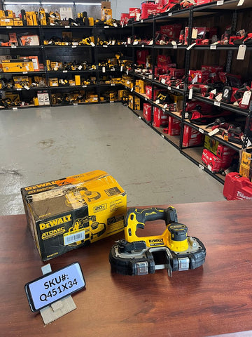 USED Dewalt ATOMIC 20V Cordless Compact 1-3/4 in. Band Saw (Tool Only)