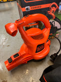 Black & Decker 12 AMP 250 MPH 400 CFM Corded 3-In-1 Backpack Leaf Blower Vacuum & Mulcher BEBL7000 Q487X25