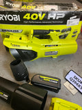 USED Ryobi 40V HP Whisper Series 190 MPH 730 CFM Leaf Blower Kit ONE 4Ah Battery & Charger Q394X5