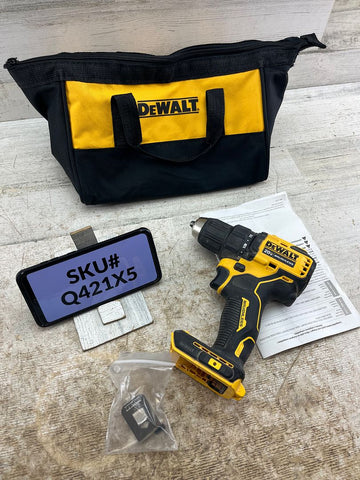 USED Dewalt ATOMIC 20V Cordless Compact 1/2 in. Drill (Tool Only) & Bag