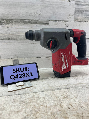 NO HANDLE USED Milwaukee M18 FUEL 18V Cordless 1 in. SDS-Plus Rotary Hammer (Tool Only)