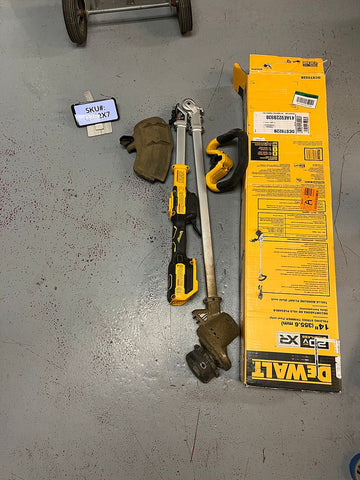 VERY USED Dewalt 20V XR 14 in. Brushless Cordless Foldable String Trimmer (Tool Only)