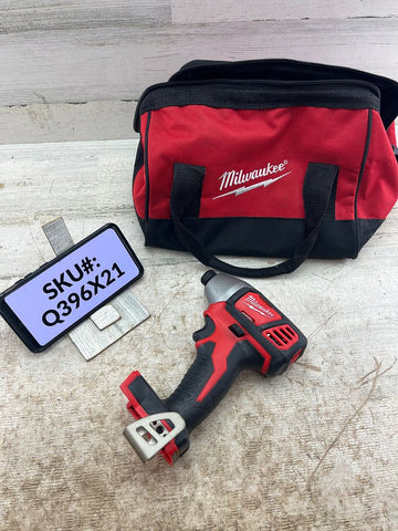 USED Milwaukee M18 18V 1/4 in. Hex Impact Driver (Tool Only) & Bag