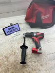 Milwaukee M18 18V Brushless 1/2 in. Compact Hammer Drill (Tool Only) Bag included