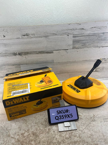 USED Dewalt 12 in. 3000 PSI Rotating Surface Cleaner Pressure Washer Attachment