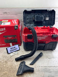 USED NO FILTER Milwaukee M18 18V 2 Gallon Wet/Dry Vacuum (Vacuum Only)