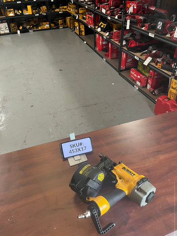 USED Dewalt Pneumatic 15-Degree Coil Corded Siding Nailer