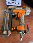 USED Ridgid Pneumatic 18-Gauge 2-1/8 in. Brad Nailer & Bag R213BNF3 Q469X16