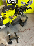 USED Ryobi 10 Amp Corded 7-1/4 in. Compound Sliding Miter Saw TSS702 Q478X9