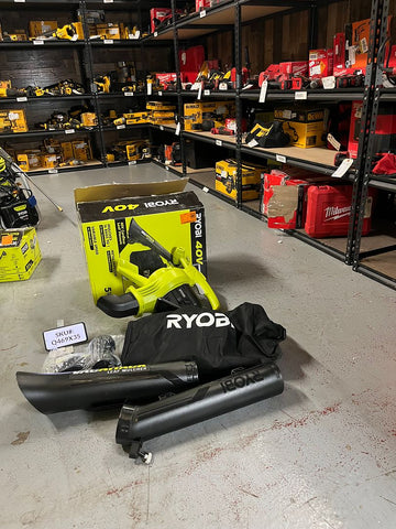 Ryobi 40V Vac Attack Cordless Leaf Vacuum/Mulcher (Tool Only) RY40405BTL