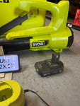 Ryobi 18V 90 MPH 250 CFM Cordless Leaf Blower Kit ONE 2Ah Battery & Charger P21011K Q462X17