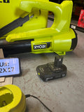 Ryobi 18V 90 MPH 250 CFM Cordless Leaf Blower Kit ONE 2Ah Battery & Charger P21011K Q462X17