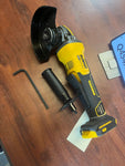 NO GRINDING WHEEL USED Dewalt 20V FLEXVOLT ADVANTAGE 4.5 - 5 in. Angle Grinder (Tool Only) Q454X74