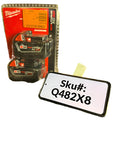 OPENED PACKAGING Milwaukee M18 18V XC 3Ah Extended Capacity Battery Packs (2 Pack) 48-11-1822