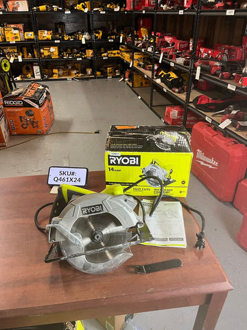 USED Ryobi 14 Amp 7-1/4 in. Circular Saw with Laser CSB135L